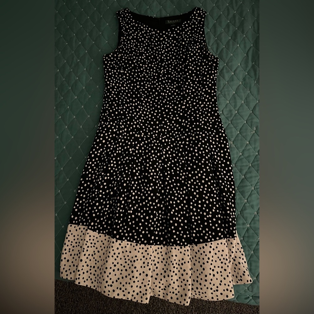LAUREN RALPH LAUREN Polka Dot Dress